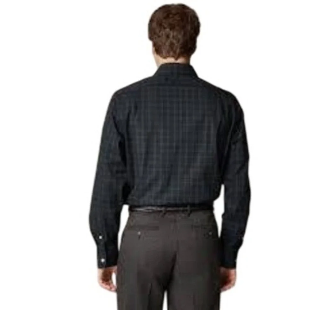 J.Crew Mens Slim Fit‎ Black Watch Plaid Button Down Shirt  Large NWOT $98